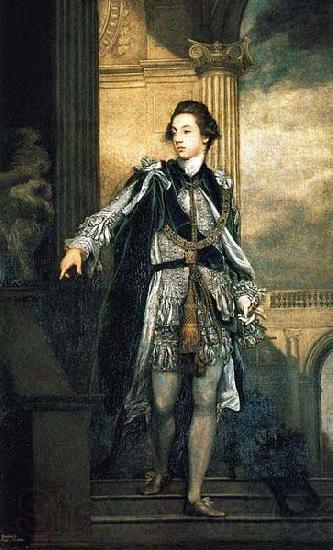 Sir Joshua Reynolds Portrait of Frederick Howard, 5th Earl of Carlisle Norge oil painting art